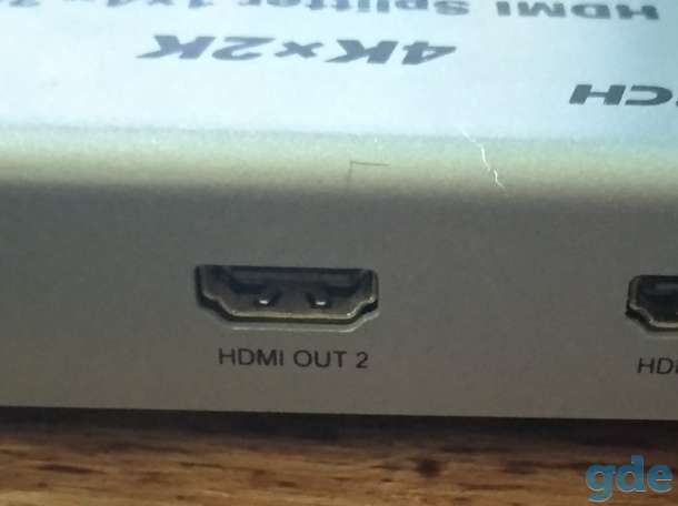 Продам HDMI splitter (разветвитель) на 4 порта 4k×2k (1HDMI вход на 4 HDMI выхода), фотография 5