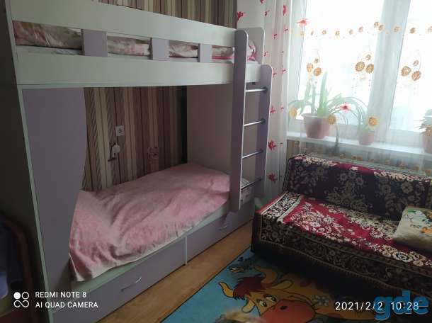 Двухъярусная кровать без матрасов, фотография 1