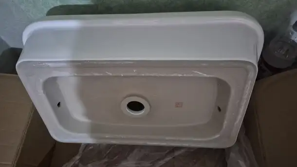Продам мойку фарфоровую (врезная) 600Х350мм (НОВАЯ), фотография 2