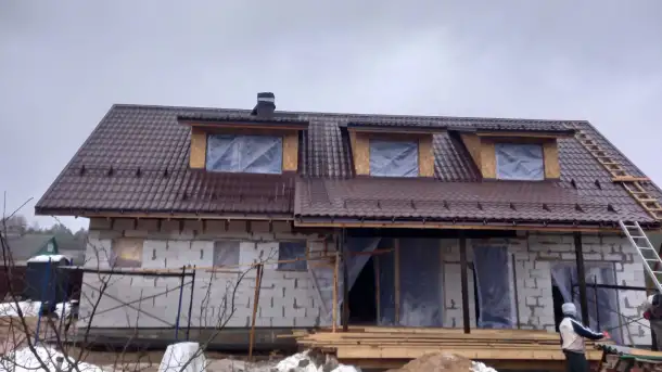 Строительные работы. Кровля. Кладка. Фундамент., фотография 3