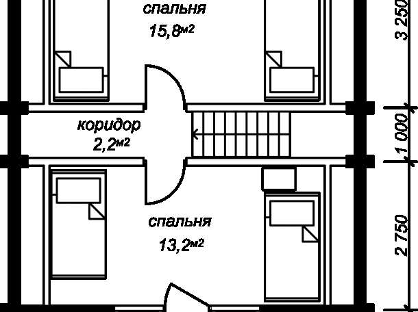 Новый сруб дома, фотография 3