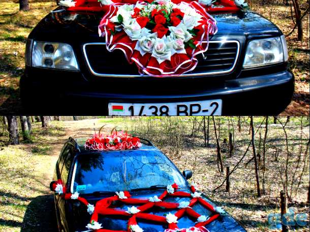 Свадебные украшения на авто, фотография 10