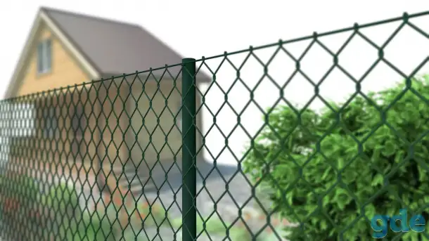 Забор из сетки Рабица. Акция на 2023г., фотография 3