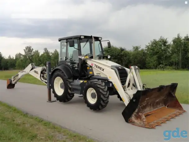 Аренда экскаватора-погрузчика Terex 860, фотография 1