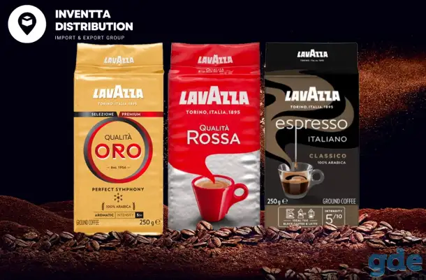 Кофе из Европы Оптом. Кофе молотый, растворимый, в зернах Лавацца Lavazza, Нескафе, Nescafe, Якобс, Jacobs, фотография 2