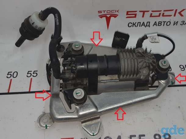 Зап. части для авто Tesla. Кронштейн компрессора (металл) Tesla model SBB AIR SUSP COMPRESSOR BR, фотография 7