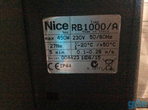 Привод для откатных ворот Nice Robus 1000 kit, фотография 2