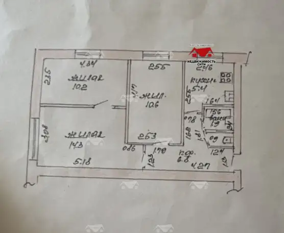 Продаётся трёхкомнатная квартира по адресу: г.Орша, ул.Советская, д.29, фотография 13