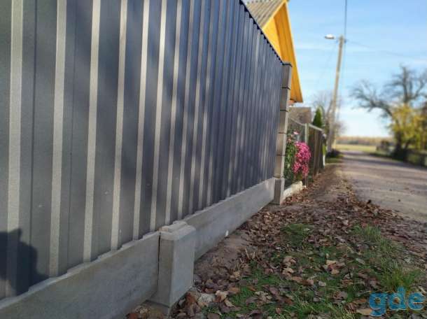 Заборы из металлопрофиля, фотография 3