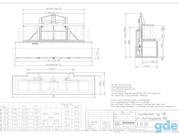 Ванна для антисептирования древесины MEBA TBS 13,0 (Германия), фотография 8