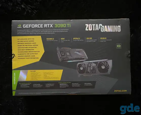 Видеокарта ZOTAC GAMING GEFORCE RTX 3090 Ti, фотография 3