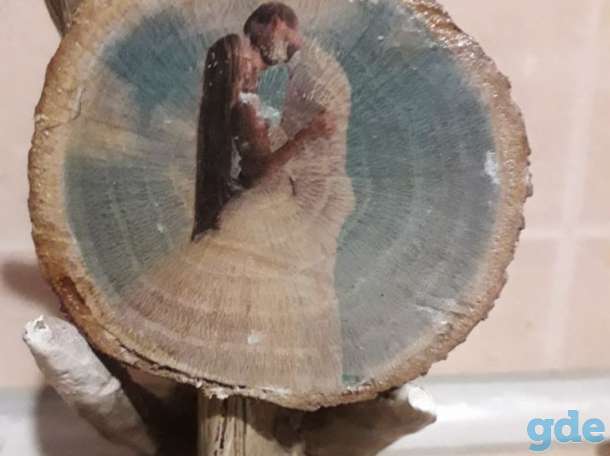 Фотопечать на спилах дерева, фотография 4