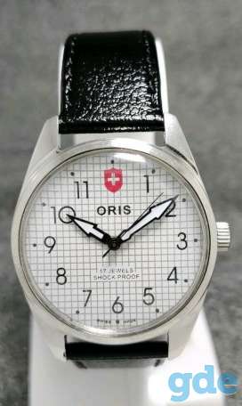 Мужские механические винтажные часы Oris 80s 38 мм, фотография 2