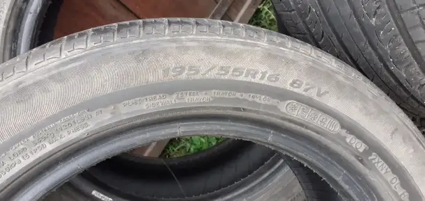 Продам летние шины Hankook R16 бу комплект, фотография 7