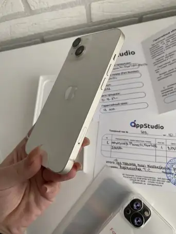 IPhone 14, Starlight, 256GB звездный, фотография 3