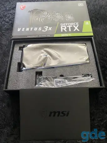 Видеокарта MSI GEFORCE RTX 3070 Ti VENTUS З X, фотография 1