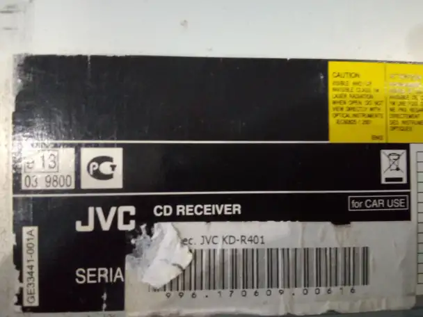 Магнитола JVC CD MP3 USB, фотография 3