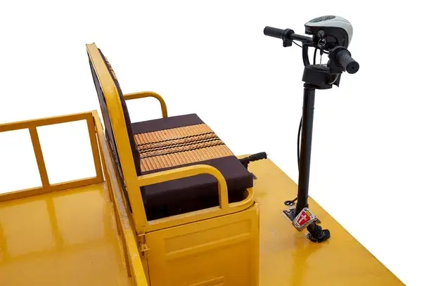 Платформенная тележка электрическая rutrike перон трап, фотография 3