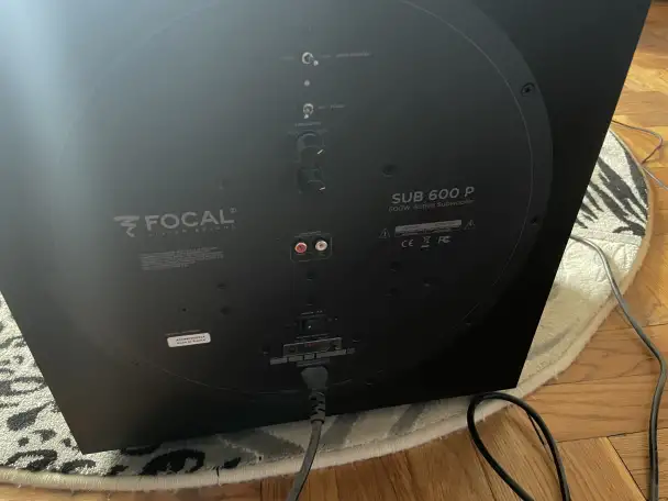Сабфуфер focal sab 600 p, фотография 5