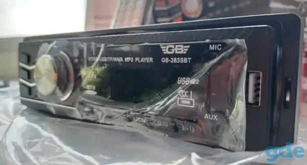 МАГНИТОЛА GB-282SBT, GB-283SBT (БЛЮТУЗ, АУКС, РАДИО), фотография 7