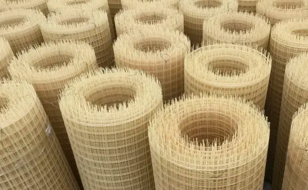 Композитная кладочная сетка, D 0,4-10 мм, Ячейка: 100х100; 25х25... мм, Раскрой: 1х50; 0.25х50... м, фотография 1
