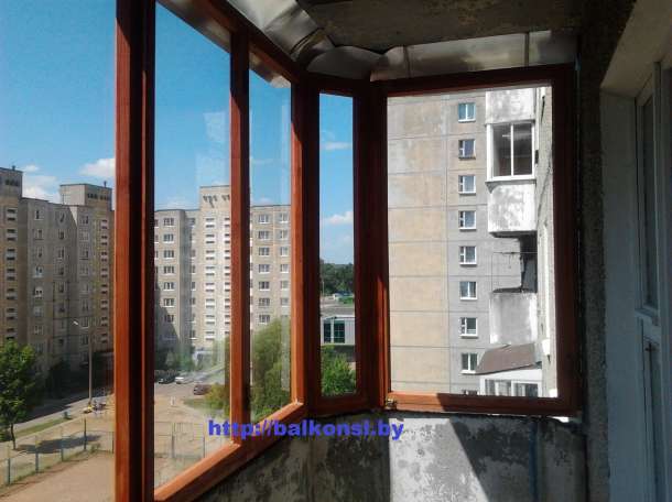 Балконные рамы из дерева, фотография 5