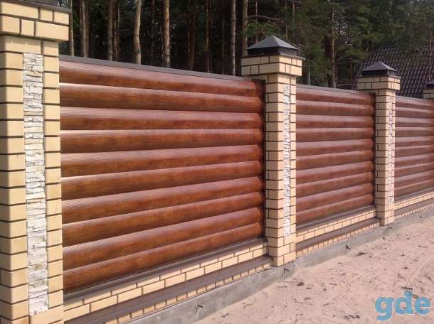 САЙДИНГ металлический БлокХаус Под Бревно ECOSTEEL, фотография 10
