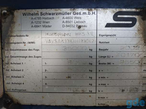 Полуприцеп Schwarzmuller  KIS-3/E, фотография 7