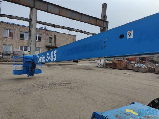 Аренда телескопического подъемника Genie S85 4x4, фотография 6