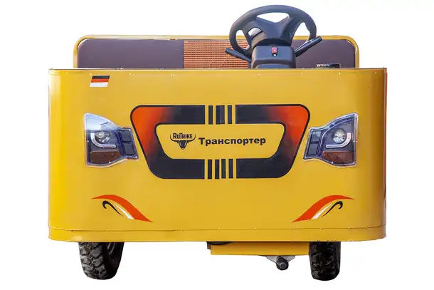 Платформенная тележка электрическая rutrike транспортер, фотография 9