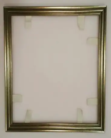 Рамка для картины холст дерево золотистый 35/50см, фотография 1