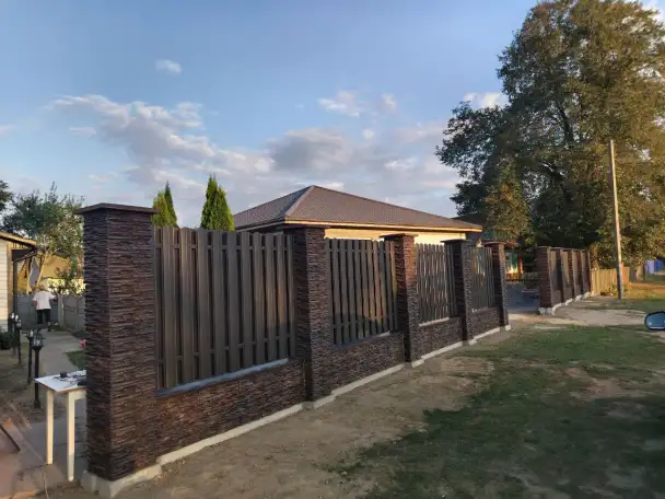 Заборы из искусственного камня ., фотография 15