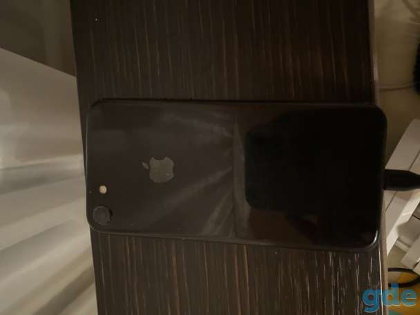 iphone 7 jet black (стеклянный) , 128 gb, фотография 1