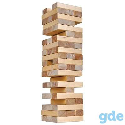 Падающая башня (Jenga)- игра для детей и взрослых, фотография 2