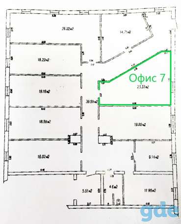 В аренду офис 23.3 м2 в Уручье, от собственника, фотография 5