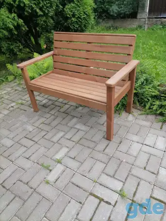 Качели, беседки, скамейки, пергола, кашпо, столы, фотография 6