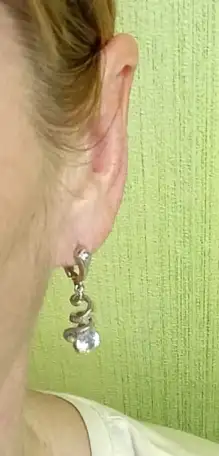 Серебряный кулон, серебряные серьги, фотография 10