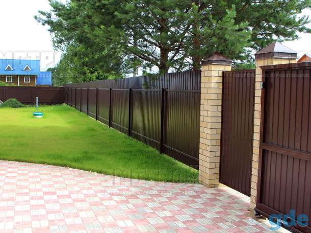 Профнастил, штакетник, панели медиум, фотография 3