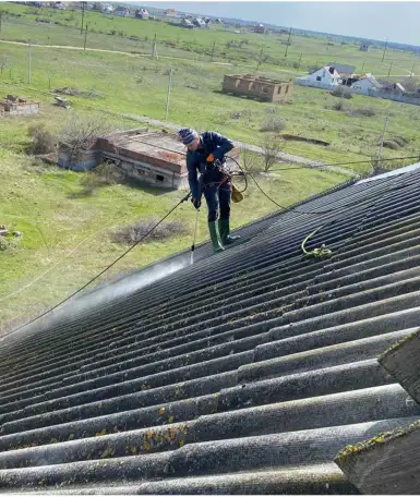 Покраска крыши, фотография 2