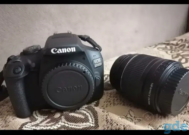 Зеркальный фотоаппарат Canon EOS 2000D Kit EF-S 18, фотография 2