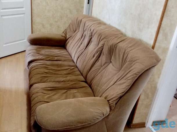 Продам диван+2 кресла/ столик в подарок!, фотография 1