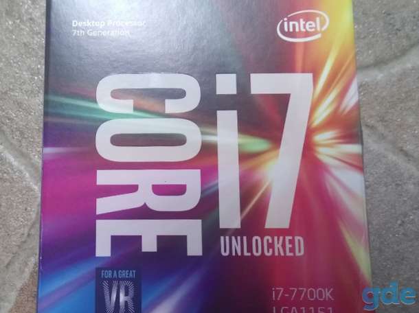 продам процессор i7 7700k box. новый не вскрывался, фотография 3