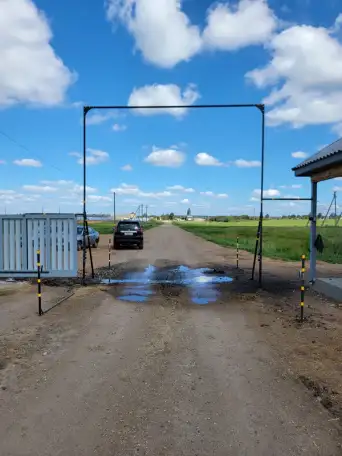 Рамка для дезинфекции автотранспорта, фотография 4