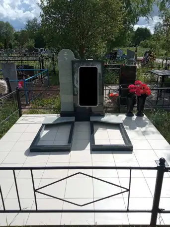 Памятники двойные, одиночные, комплексы., фотография 3