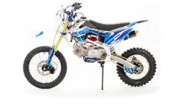 Питбайк motoland apex125 e синий, фотография 1