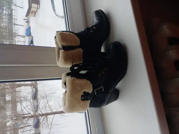 Продам зимние ботинки, фотография 1