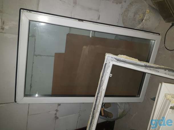 Оконый блок с дверью балконный пластиковый, фотография 2