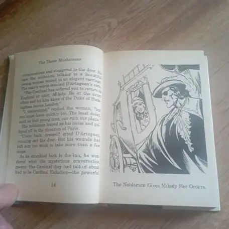 Книга Три Мушкетера (на английском, Нью-Йорк), фотография 3