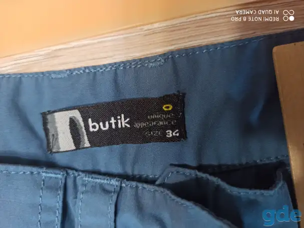 Шорты Butik унисекс размер Size:34 (44-46/1-3) синего цвета., фотография 3