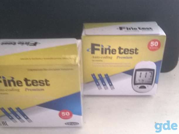 Тест-полоски к глюкометру Fine test, фотография 2